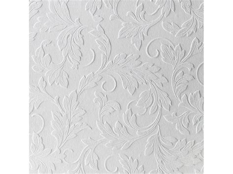 Super Fresco Paintable Wallpaper Large Scrolling Leaf 15069