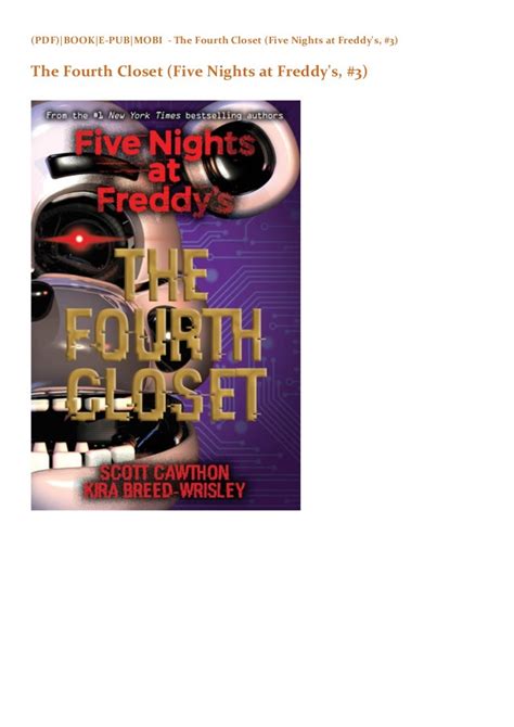 Bestsellers Pdfepub The Fourth Closet Five Nights At Freddys