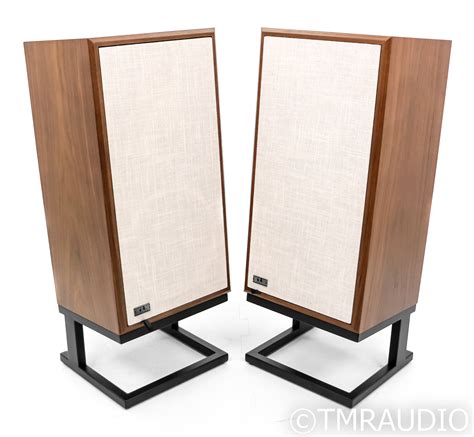 Klh Model Five Floorstanding Speakers Walnut Pair Model 5 Open Box