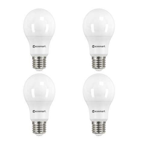 Ecosmart 60w Equivalent A19 Dimmable Daylight 5000k Led Light Bulb