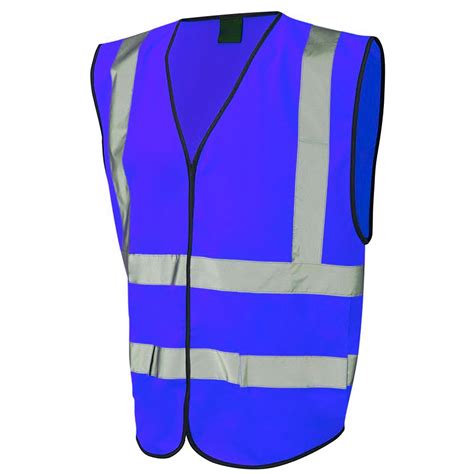 Xiake class 2 reflective safety vest with 9 pockets and zipper front high visibility safety vests,ansi/isea standards(small, lake blue) 4.5 out of 5 stars 6,079 $14.99 $ 14. Blue Hi-Vis Safety Vest Jacket (Large) - £3.99 : Oypla - Stocking the very best in Toys ...