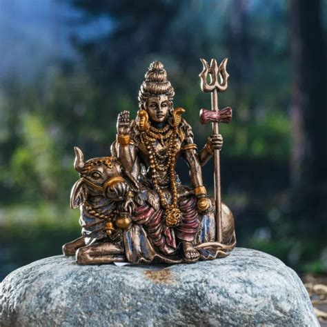 Hindu God Lord Shiva Miniature Statue Resin Figurine 1199 Picclick
