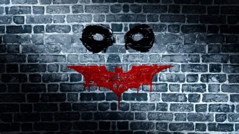 Batman Dark Knight Joker Wall Wallpaper Full Hd Id2879