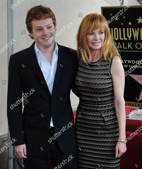 Actress Marg Helgenberger Poses Her Son Editorial Stock Photo Stock