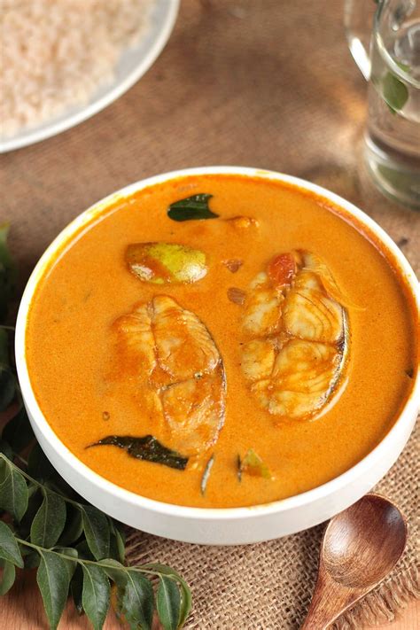 Kerala Style Fish Mango Meen Manga Curry Curry Fish Cooked In A