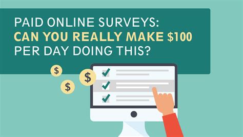 Paid Online Surveys Can You Really Make 100 Per Day Doing This
