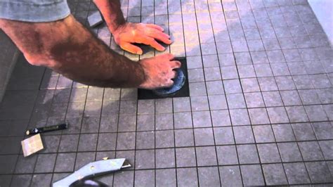How To Install Ceramic Tile On A Shower Floor Youtube