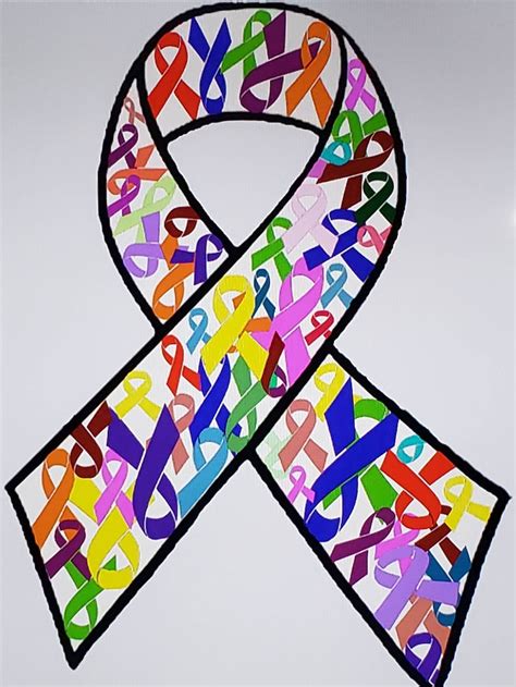 Cancer Awareness Ribbon Svg File Digital Image Etsy