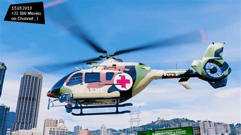 Air Ambulance Medevac Helo Ec 135 100 Grand Theft Auto V Gta V 🚗 I Go