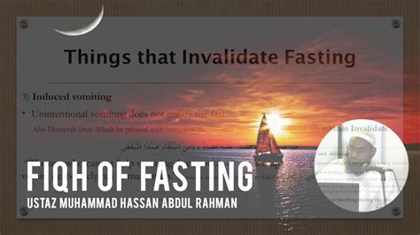 Mengapa turki akan diperangi akhir zaman ustaz mohib khouli. Part 11 - Things That Invalidate Fasting - Ustaz Muhammad ...