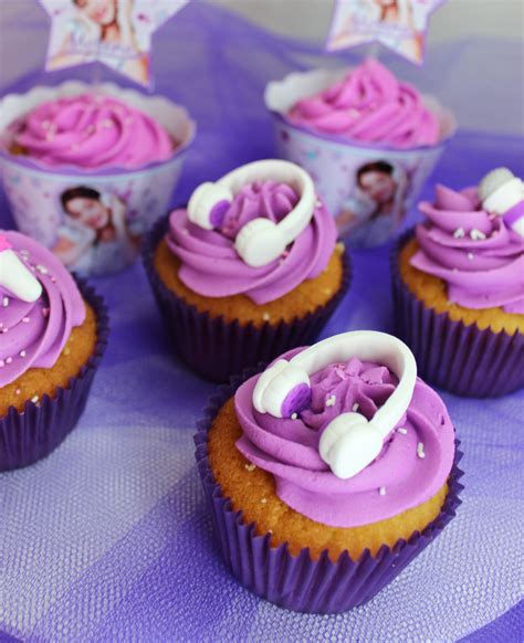 Cupcakes Violetta Disney By Violeta Glace Rockstar Birthday Girl