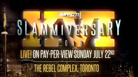 new matches announced for slammiversary updated card sescoops wrestling