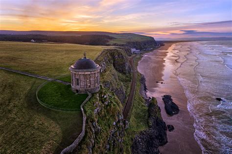 Mussenden Temple And Benone Beach Northern Ireland Flickr