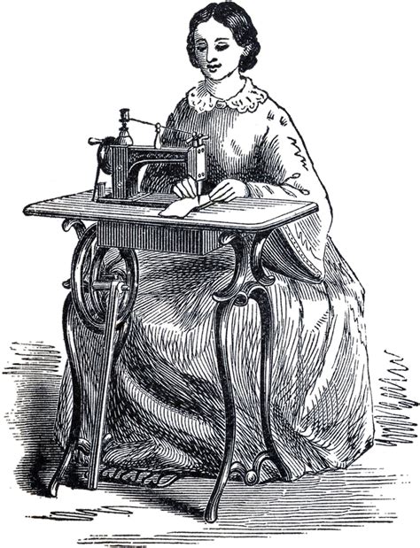 10 Antique Sewing Machine Pictures! - The Graphics Fairy