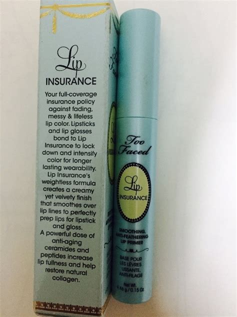 Order now with multiple payment and delivery options, including free and unlimited next day delivery (ts&cs apply). Too Faced Lip Insurance Lip Primer Review