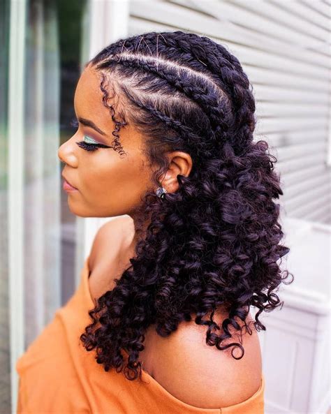 Natural Braided Hairstyles Without Weave For Black Girls