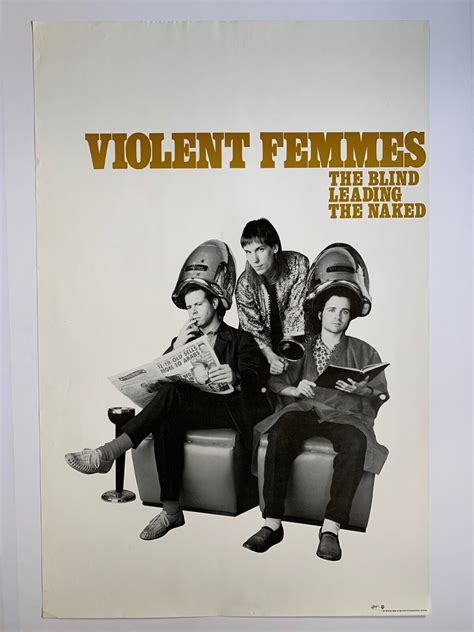 Financial Sales Sale Original Violent Femmes Blind Promotional Naked Pos Leading