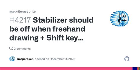Stabilizer Should Be Off When Freehand Drawing Shift Key Pressed