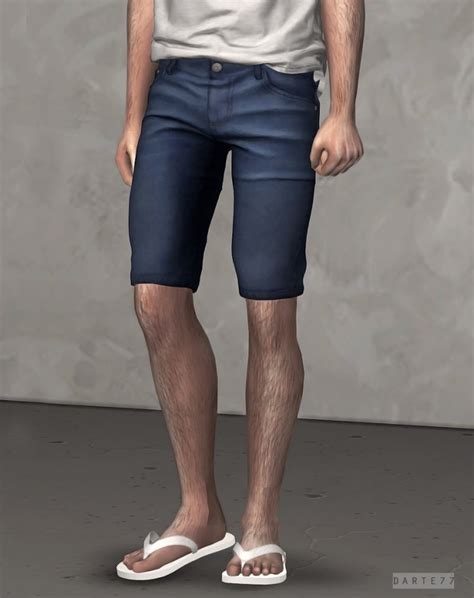 Slim Denim Shorts At Darte77 Sims 4 Updates