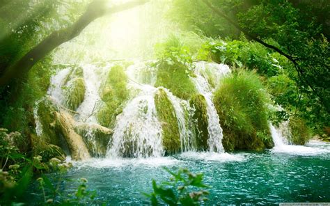 Beautiful Waterfall World Most Famous Waterfall Landscape Wallpaper