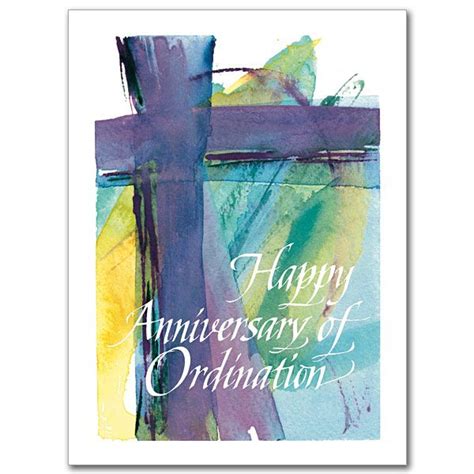 Happy Anniversary Of Ordination Ordination Anniversary Card Happy