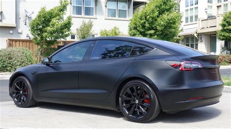 Tesla Model 3 Xpel Stealth Like The Matte Black Model 3 Prototype