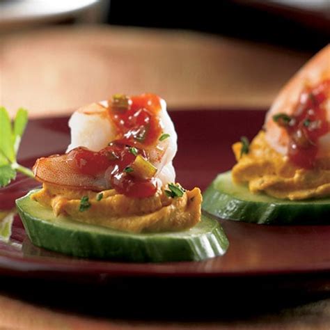 Creole Shrimp And Cucumber Canapes Recipes Pampered Chef Us Site