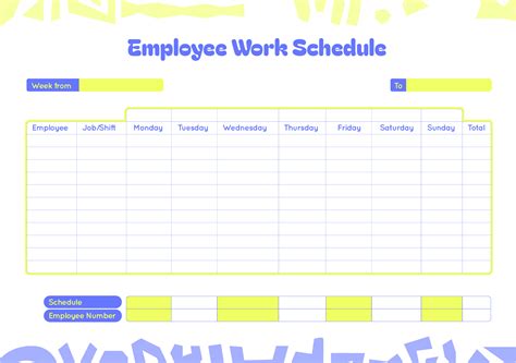 20 Best Free Printable Blank Employee Schedules Pdf For Free At Printablee