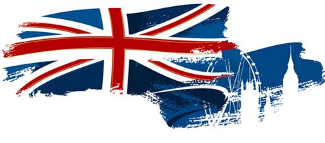 British Flag Waving Vector Images Over 2400
