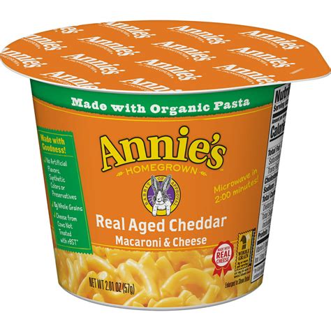 Annies Real Aged Cheddar Mac And Cheese 201 Oz