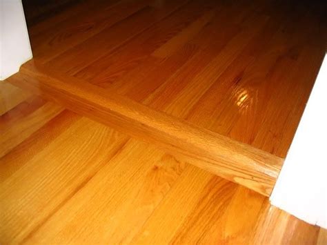 Hardwood Floor Transition Between Uneven Rooms