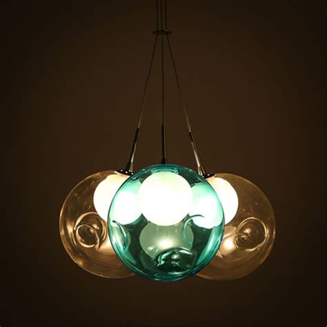 Our bubble glass chandelier pendant light is just stunning. Modern Colorful Glass Bubble LED Pendant Light Chandelier ...