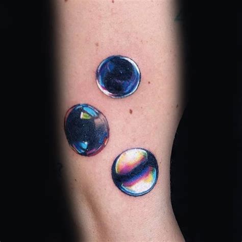 30 Bubble Tattoos For Men Circular Design Ideas
