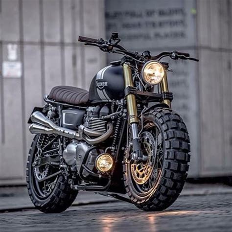 Start date mar 4, 2017. Mucho Machine Triumph, those tires tho #scrambler #tracker ...