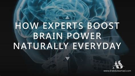 8 Ways To Boost Brain Power Naturally