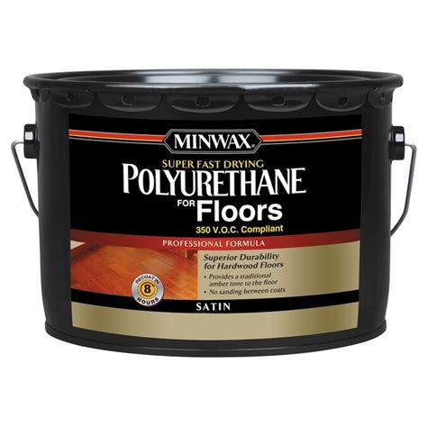 Minwax Polyurethane For Floors Clear Satin Oil Based Polyurethane 25