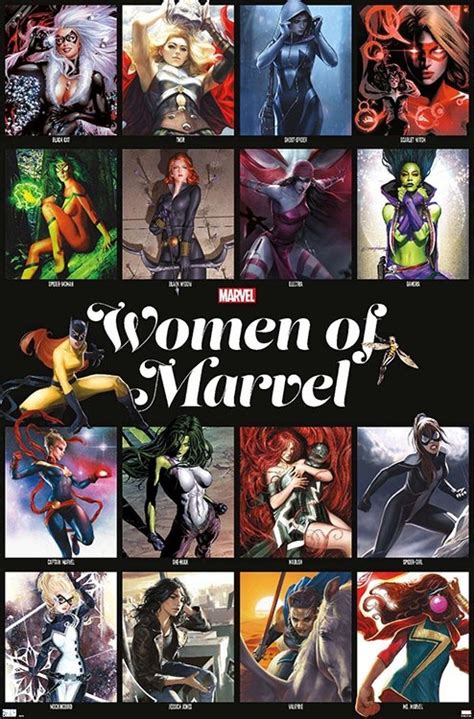 Marvel Women Of Marvel Grid Athena Posters