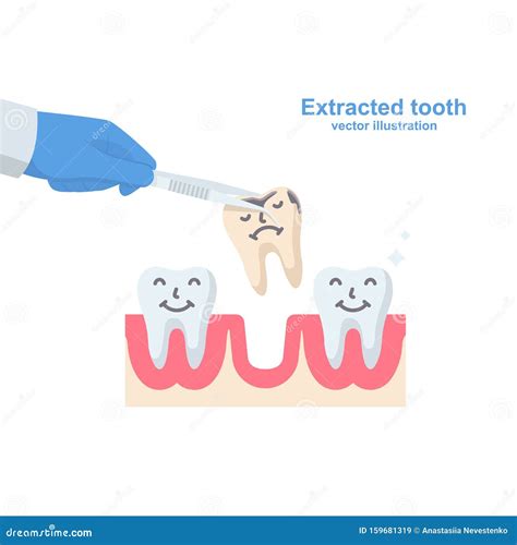 Extracted Caries Tooth On Isolated A White Background 3d Illustration