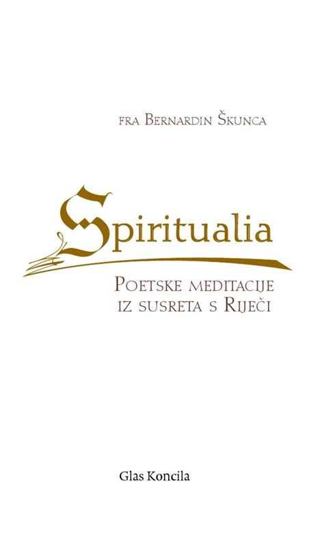 Spiritualia By Glas Koncila Issuu
