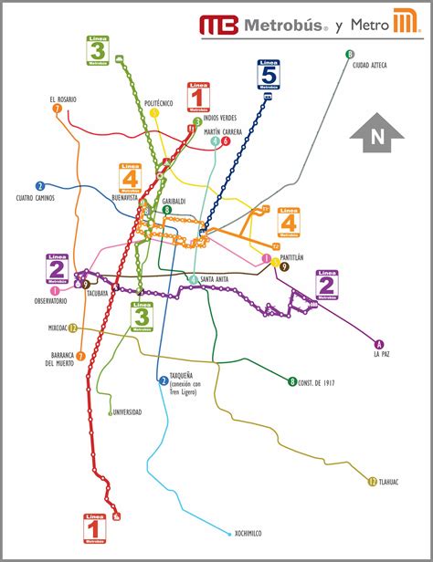 Metrobús cdmx linea 6 eje 5 norte. LINEAS METROBUS DF PDF