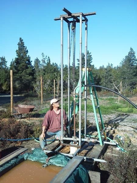 My Diy Well Drilling Rig 60 Deep And Counting Water Well Drilling