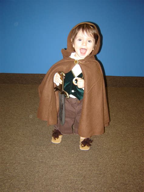 Toddler In A Diy Frodo Lord Of The Rings Bilbo Baggins Hobbit Halloween