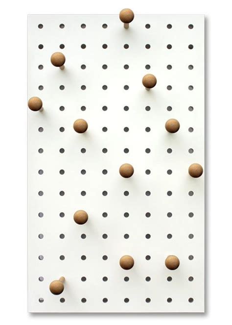 Peg It All Pegboard Wall Mounted Storage Panel In White In 2020