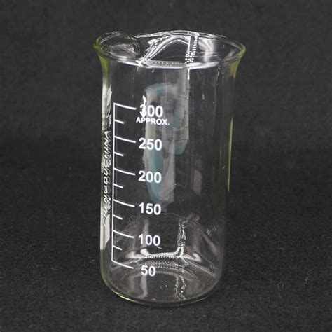 300ml Tall Form Beaker Chemistry Laboratory Borosilicate Glass