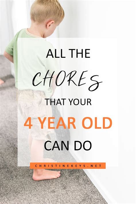 All The Chores That Your 4 Year Old Can Do 4 Year Old Chores 4 Year