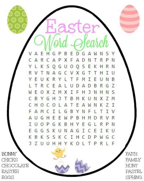 4 Free Easter Printable Activities For Kids