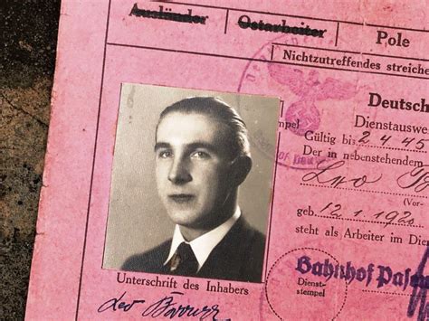 Reichsbahn ID Card – Borowa