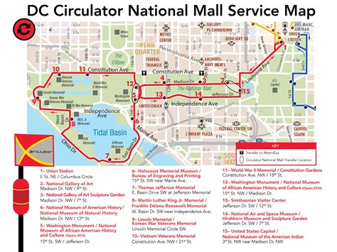 Printable Map Of Washington Dc Mall That Are Vibrant Miles Blog