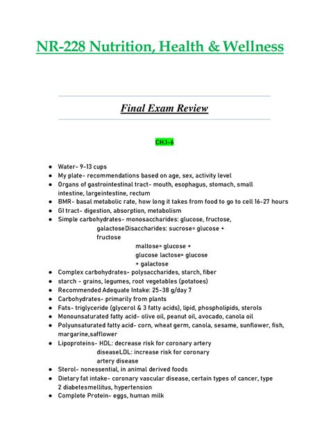 Foundation Of Nursing Exam 1 Review Full Edition For 2021