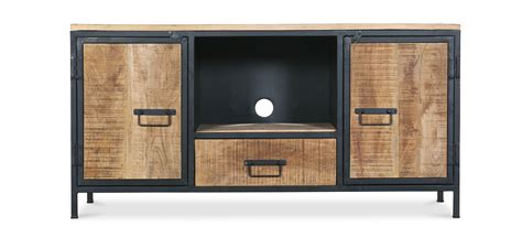 Add a touch style to your living room. Onawa vintage industrial style metal TV cabinet